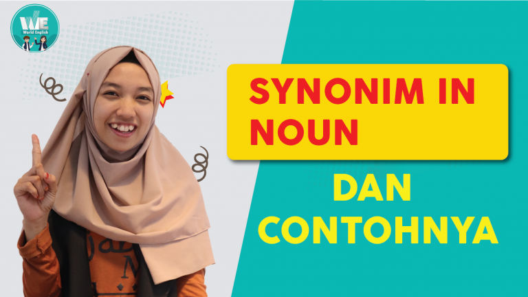 Daftar Sinonim Kata Benda (Noun) dalam Bahasa Inggris